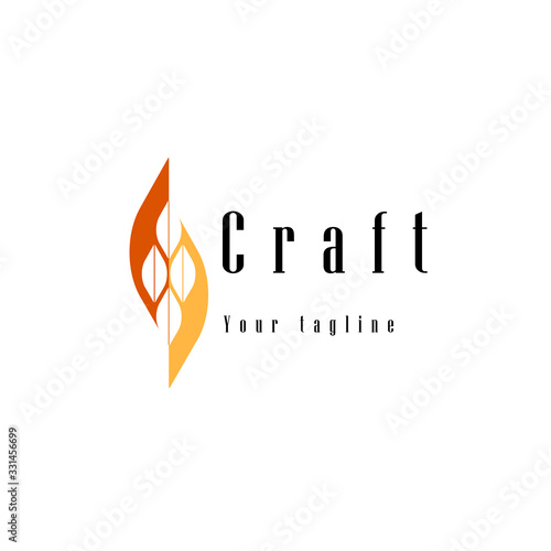 logo template for product craft your brand theme nature and artsy