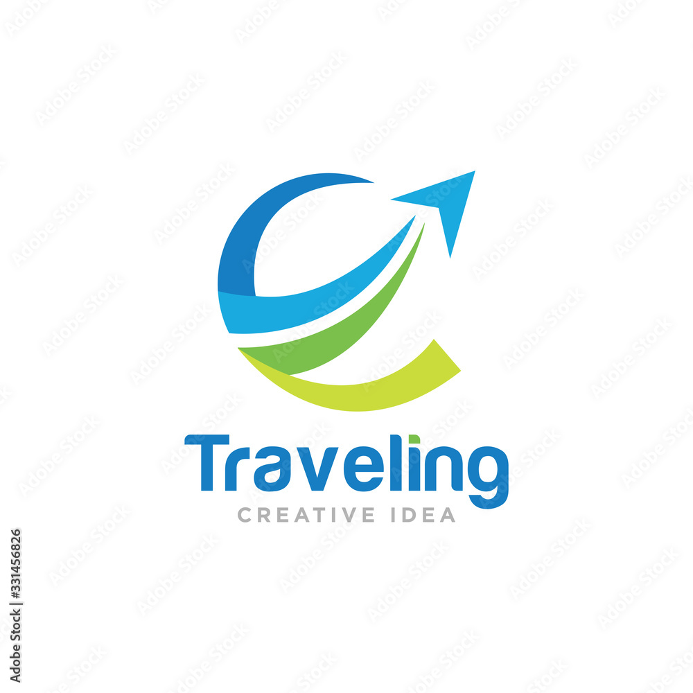 Traveling Logo Icon Design Vector Traveling Logo Icon Design Vector