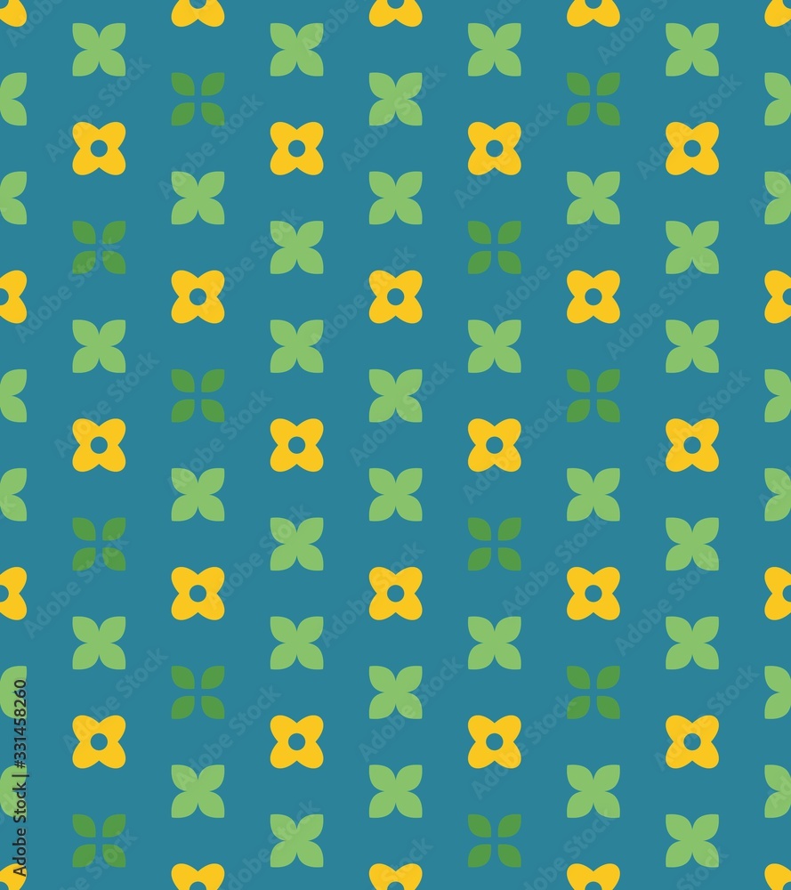  ornament and  pattern on a seamless spring pattern.