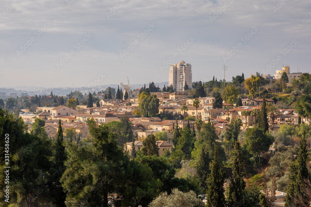 Jerusalem landscape view 