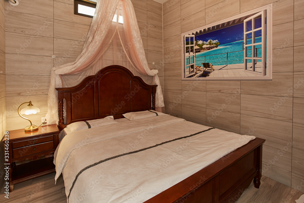 Renovated bedroom in model home Renovated bedroom in model home