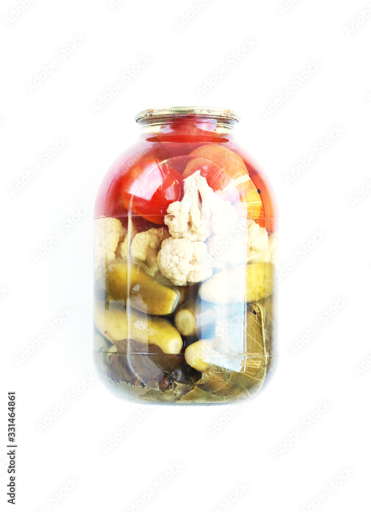 pickles and tomatoes in a jar pickles and tomatoes in a jar