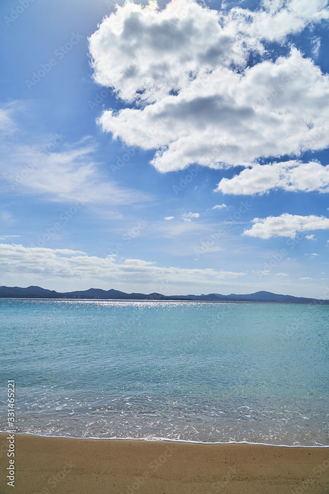 沖縄の海と雲 沖縄の海と雲