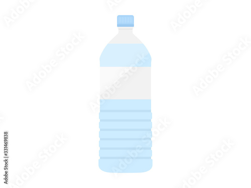 ペットボトルに入った水のイラスト