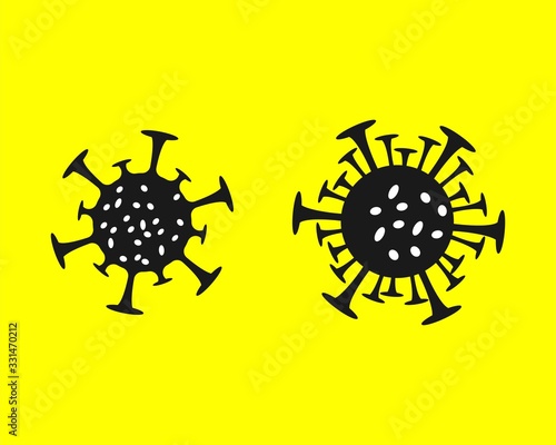 illustration graphic vector of corona virus in wuhan,corona virus infection. 2019-nvoc virus.corona virus microbe.