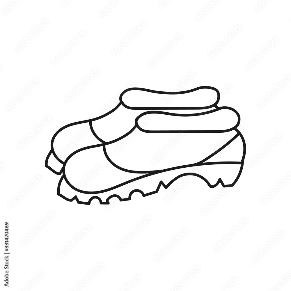 A simplified outline watering can isolated on a white background. A simplified outline watering can isolated on a white background.