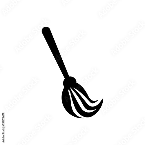 Broom graphic design template vector isolated
