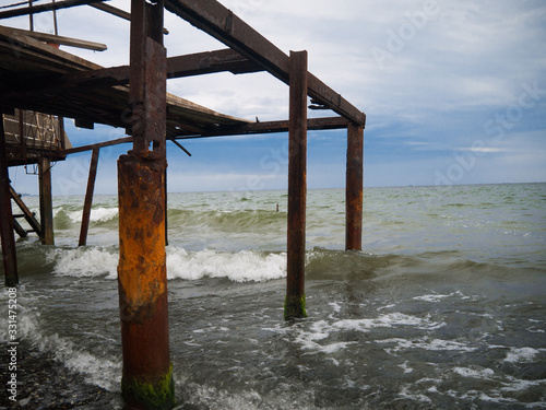 Old destroyed pier © Konevetski