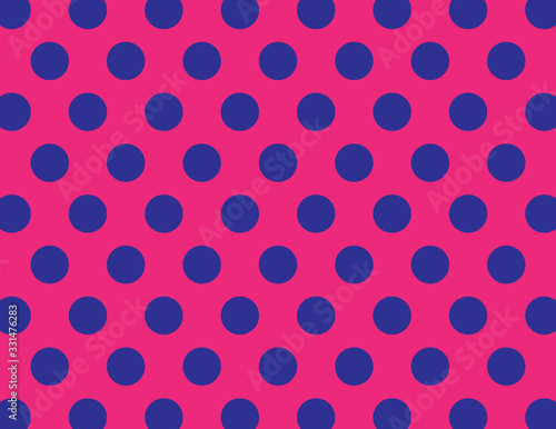 Navy Blue and Hot Pink Polk...