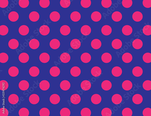 Navy Blue and Hot Pink Polk...