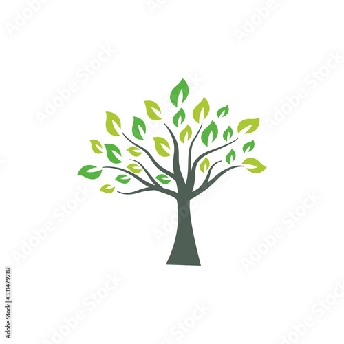 Tree graphic design template vector isolated illustration