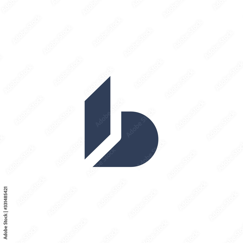 Letter B Logo Template Vector. B monogram logo vector. B symbol vector. Letter B Logo Template Vector. B monogram logo vector. B symbol vector.