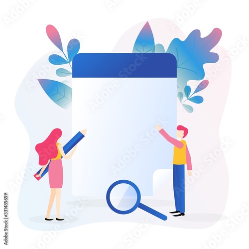 Concept Business plan, pencil, Empty copy space to place your text.