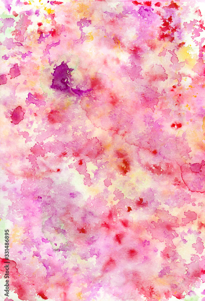 abstract pink delicate watercolor background