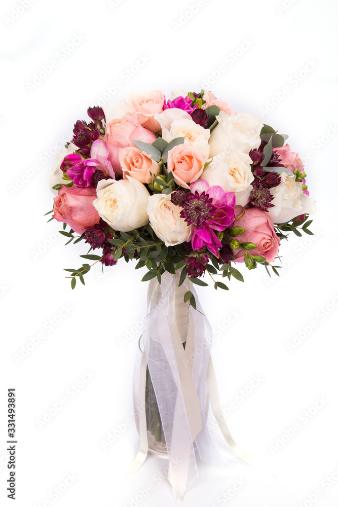 Fototapeta premium bridal bouquet of flowers