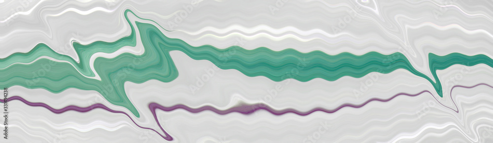 Background brown and green. Sea wave illustration. Beautiful texture in a modern style.