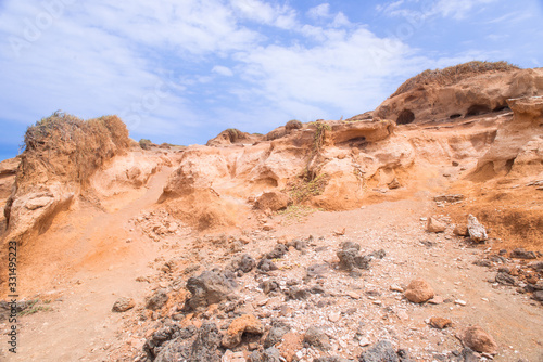 Orange Dirt Landscape