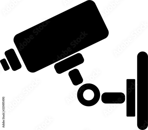 Security Camera Icon Vector Template Illustration Design. cctv icon outline style template. Trendy style, vector. Protection people.