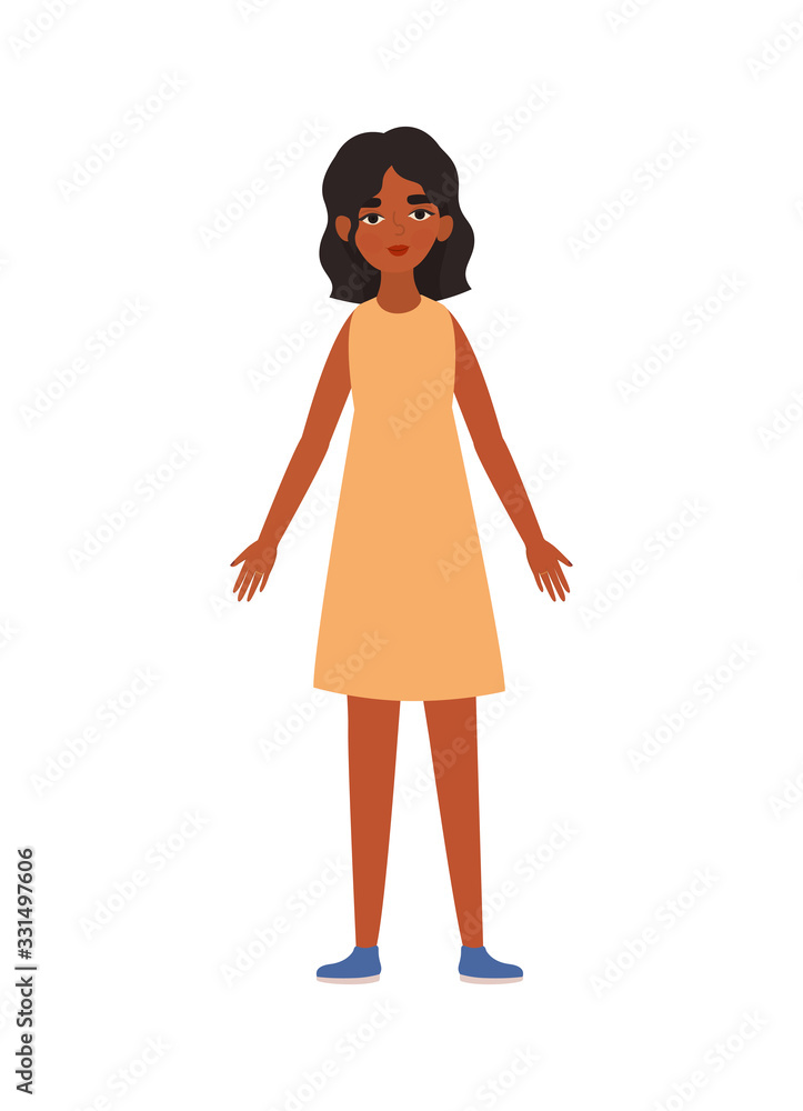 Isolated avatar woman vector design Isolated avatar woman vector design