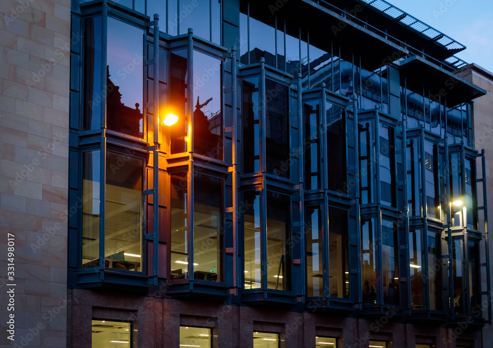 Obraz premium Abstract of office building