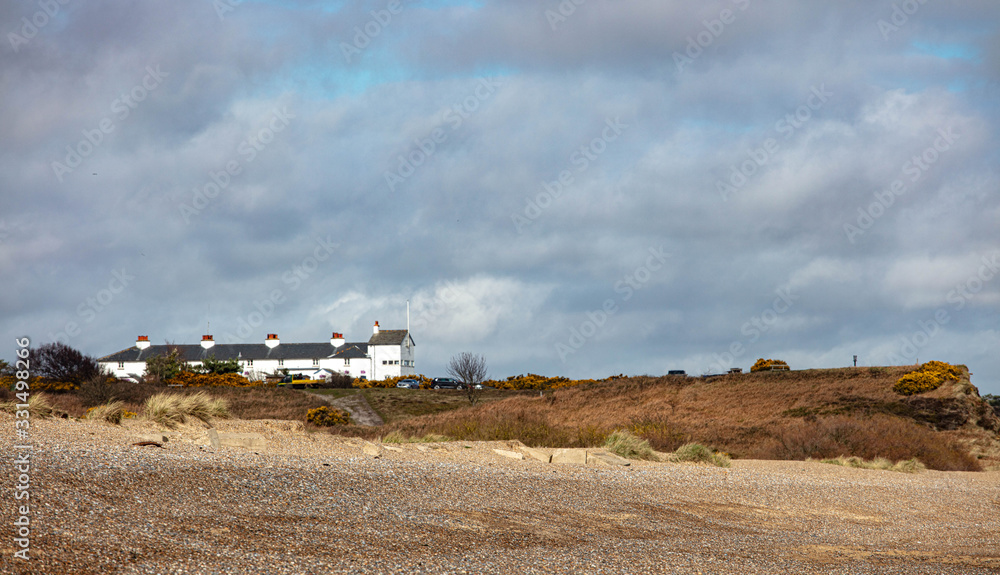 Fototapeta premium The Coast Guard Cottages Dunwich Heath