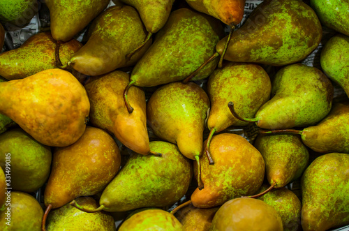 background with pears