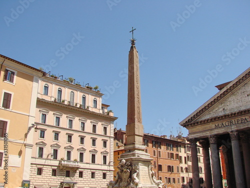 Landscapes of the eternal city and its numerous architectural and sculptural monuments of the Roman Empire.