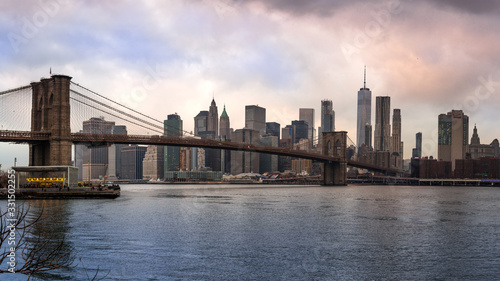 Fototapeta Naklejka Na Ścianę i Meble -  brooklyn bridge panorama