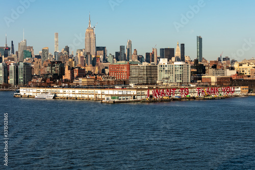 New York City from the Hudson