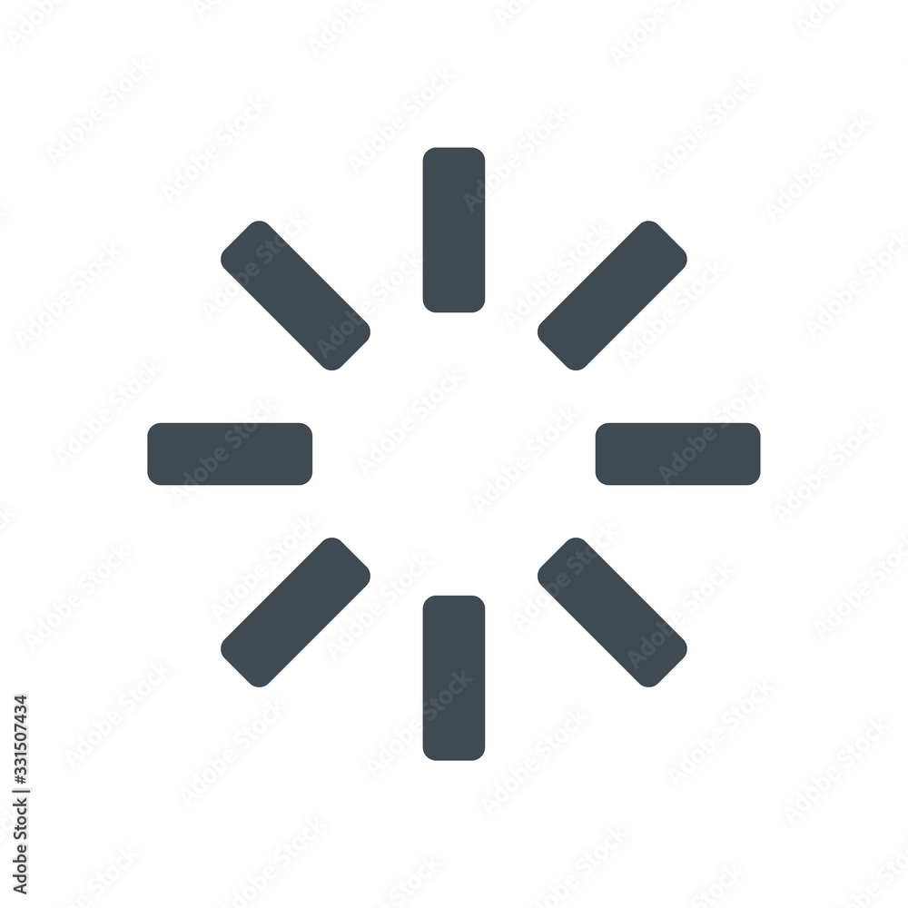 lines loading circle flat style icon vector design lines loading circle flat style icon vector design