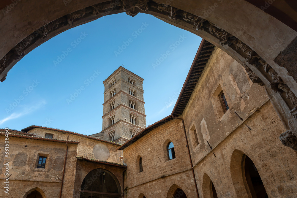 Monastery of Santa Scolastica - view of the bell tower