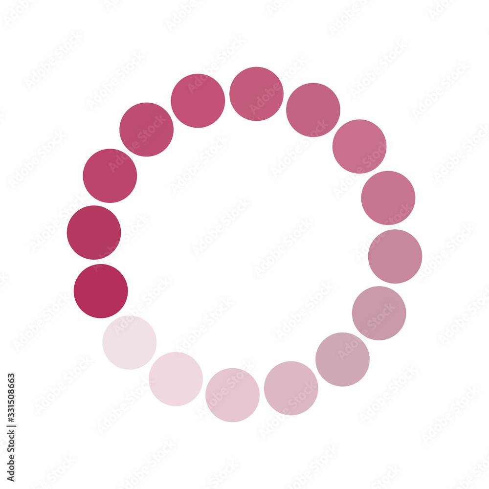 pointed loading circle flat style icon vector design pointed loading circle flat style icon vector design
