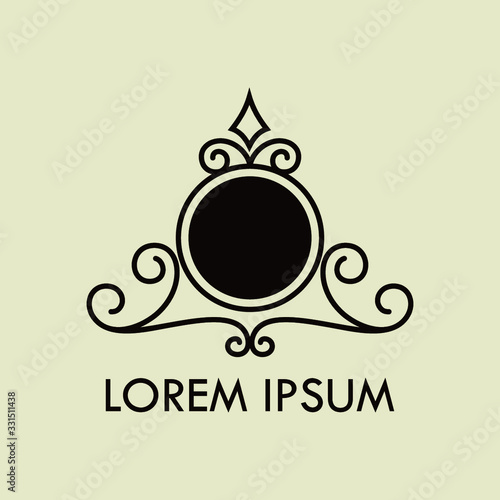 Abstract premium luxury logo design