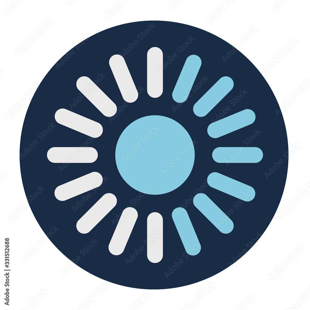 lines loading circle block style icon vector design lines loading circle block style icon vector design