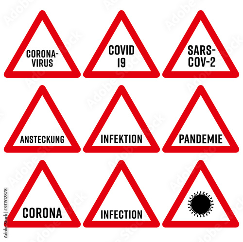 achtung corona virus