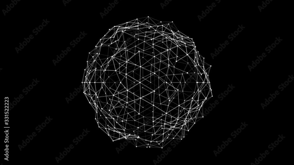 Abstract plexus background