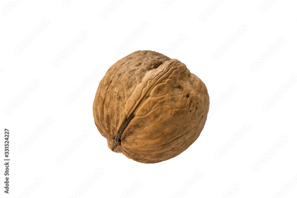 Walnut isolate on white background Walnut isolate on white background