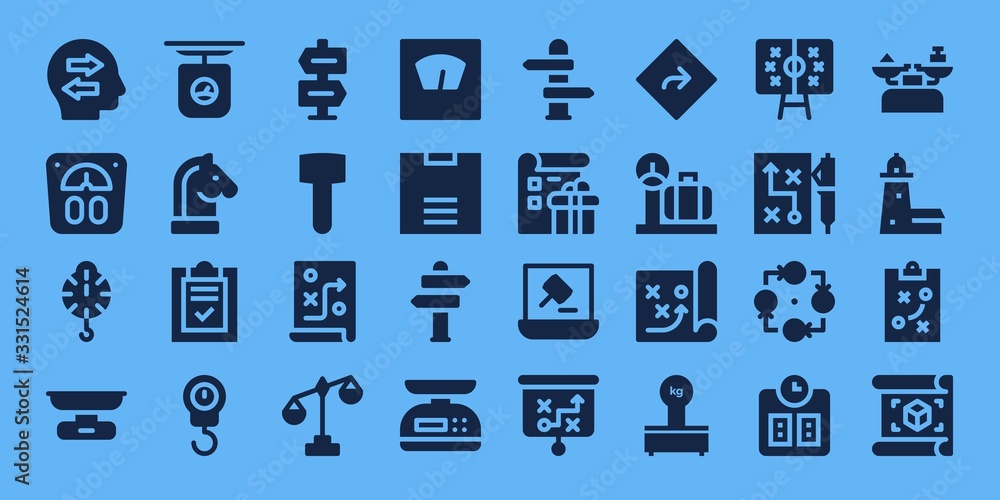decision icon set decision icon set