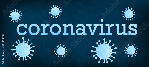 Coronavirus outbreak and coronavirus flu background. Coronavirus 2019-nKoV. Pandemic health risk, immunology, virology, epidemiology concept.