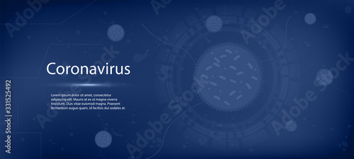 Coronavirus outbreak and coronavirus flu background. Coronavirus 2019-nKoV. Pandemic health risk, immunology, virology, epidemiology concept.