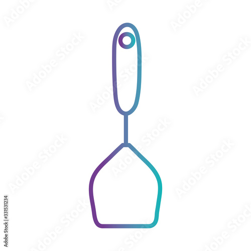 Isolated spatula gradient style icon vector design