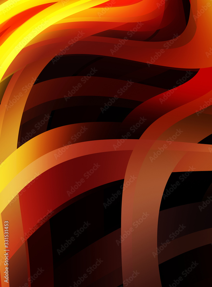 custom made wallpaper toronto digitalFluid abstract background with colorful gradient. 2D illustration of modern movement.