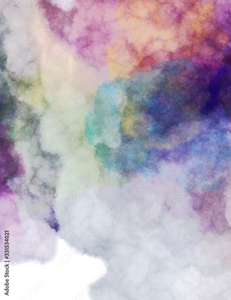 Watercolor painted background with blots and splatters. Brush stroked painting. 2D Illustration. Watercolor painted background with blots and splatters. Brush stroked painting. 2D Illustration.