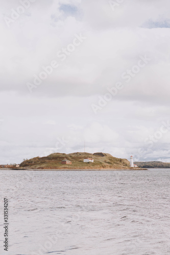 Island view from land in the East Coast