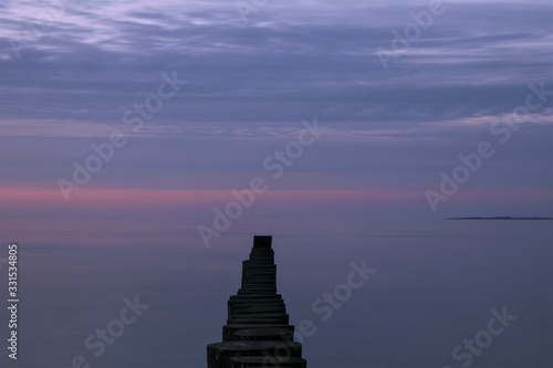 sea at dawn  time exposure