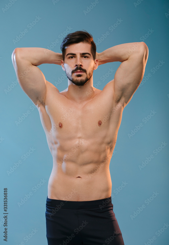 Handsome Athletic Man Fitness Model Handsome Athletic Man Fitness Model