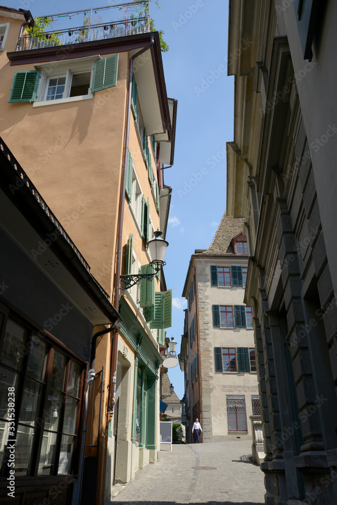 ruelle assez étroite dans la vieille ville - Zurich 