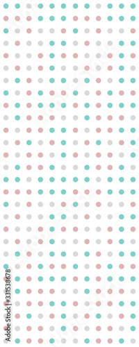 Polka Dot Pattern, Seamless Vector Background.