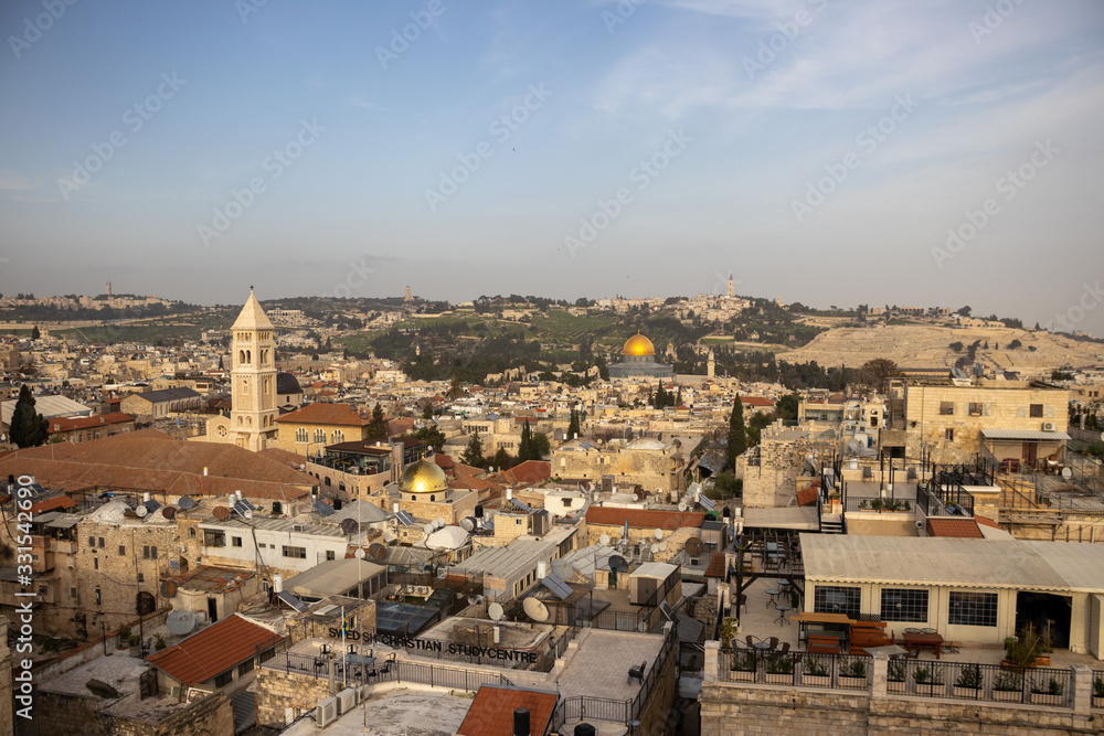 Blicj auf Jerusalem