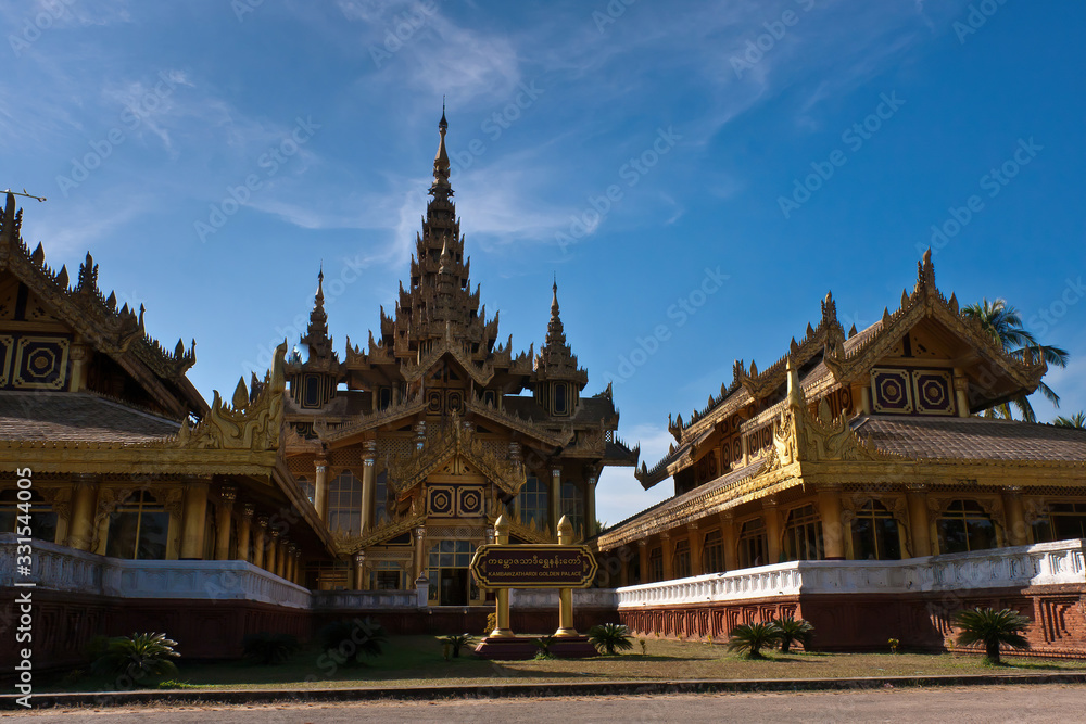The Kanbawzathadi Golden Palace, Bago, Myanmar